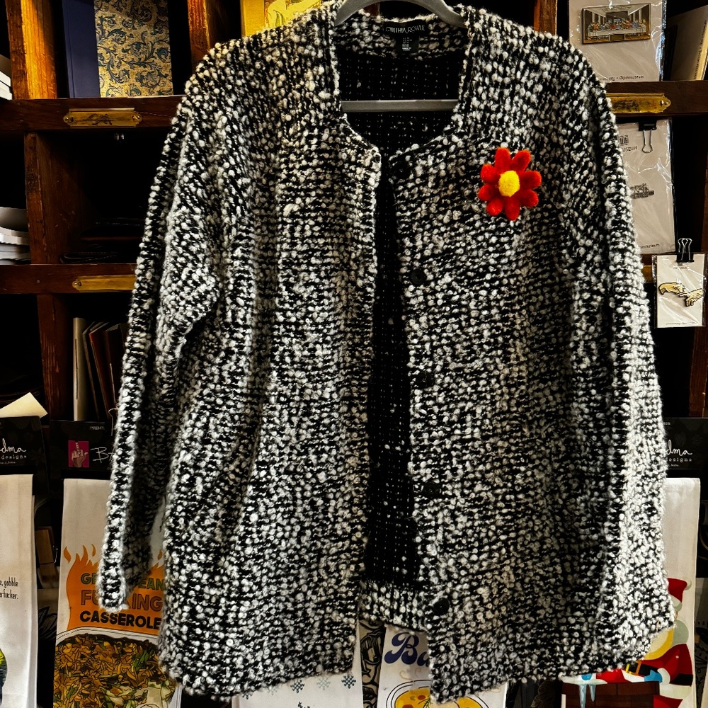 Cynthia Rowley Tweed Coat Jacket, Size S​​​M